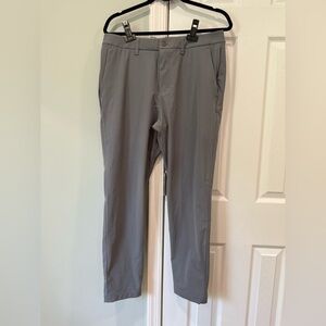 Lululemon Men’s 32 ABC Classic Fit Trouser 29” inseam Oil Grey Dress Pants
